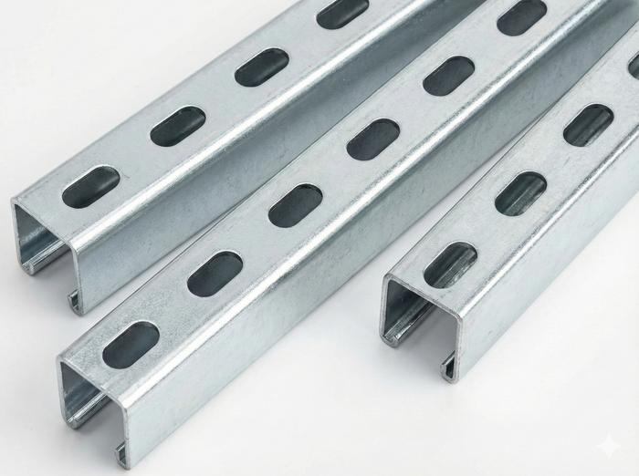 myROOF strut channel, slotted profile